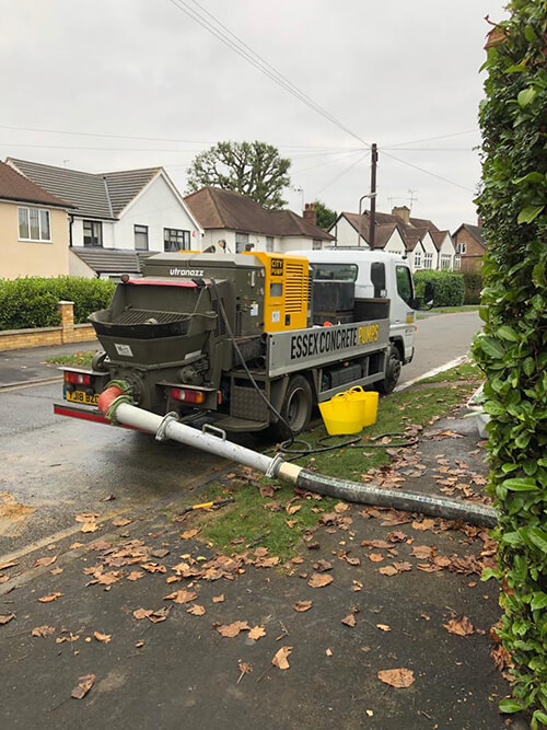 Concrete pump hire essex