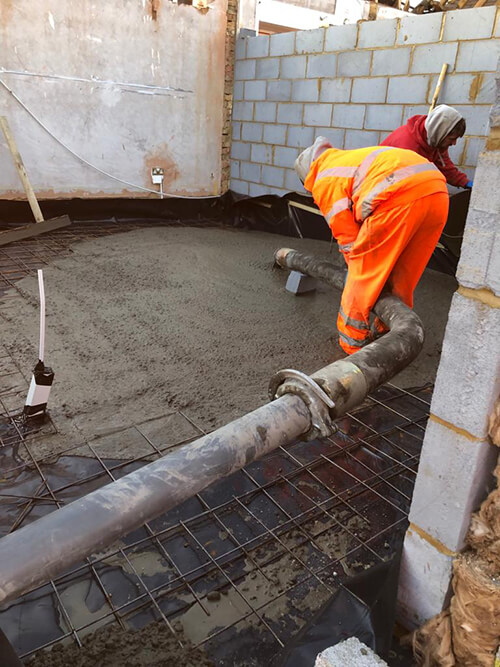 Concrete pump hire essex